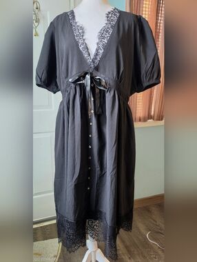 Disturbia | Dresses | Taissa Floral Lace Button Up Midaxi Dress | Poshmark